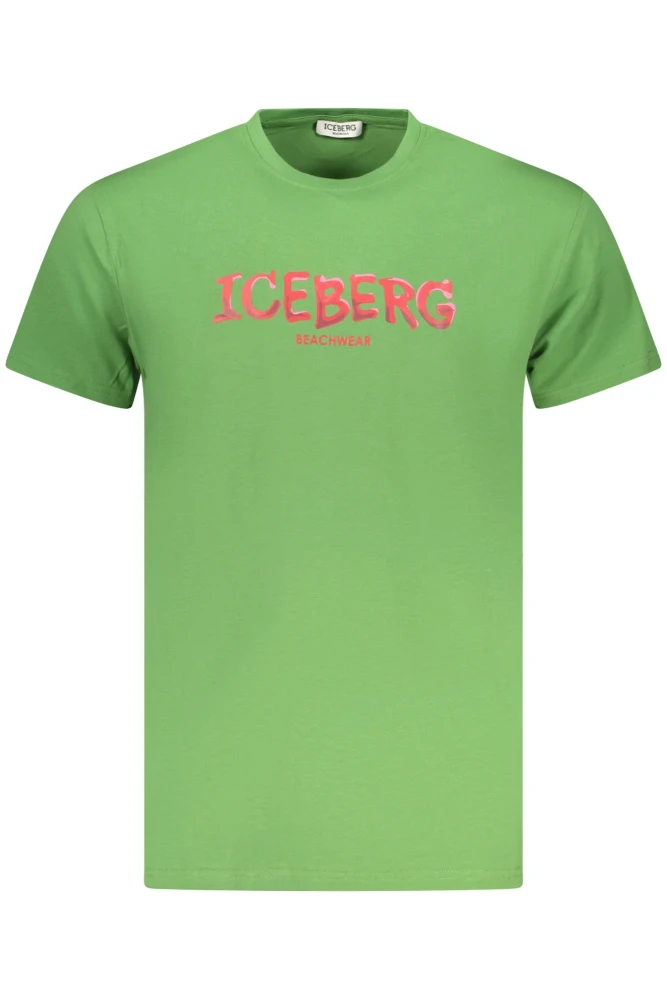Štýlové Pánske Tričko s krátkym rukávom ICEBERG V - Zelená XL