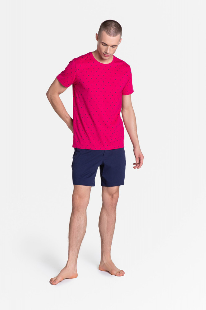 Henderson Pánske Pyžamo model 151302 Ružové