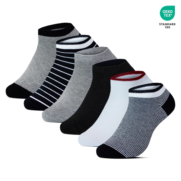 Pánske Členkové Ponožky BENYSON prírodná bavlna 6pack mix farieb