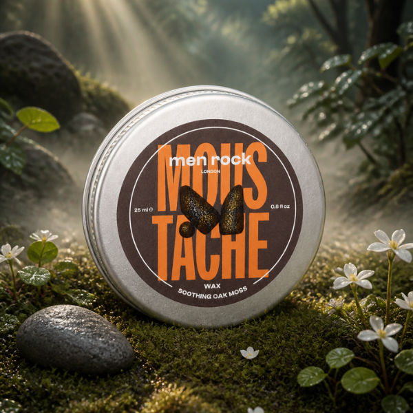 Zjemňujúci vosk na fúzy Men Rock (25 ml)