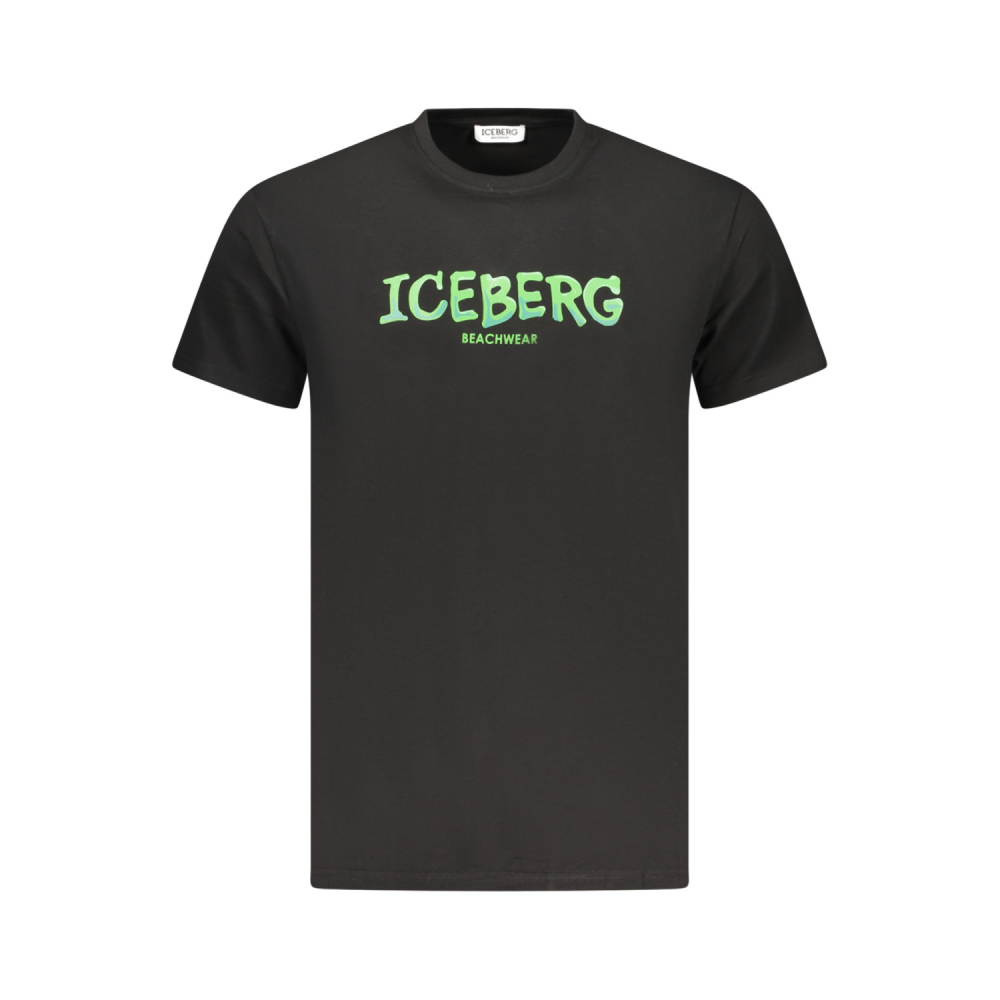 Pánske Tričko s krátkym rukávom ICEBERG - čierne