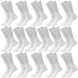 SPORTS ESSENTIALS portov Ponoky 16 Pack Biele