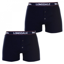 Lonsdale Prmiov Pnske Boxerky Balenie 2ks Modr