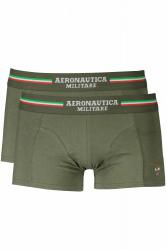 Aeronautica Militare Pánske Boxerky 2 Pack Zelené