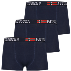 Geographical Norway Pnske Boxerky 3ks modr