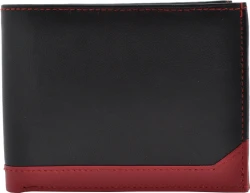 P�nska Ko�en� Pe�a�enka IMPEX - �ierno �erven� ko�a nappa, 12x9 cm