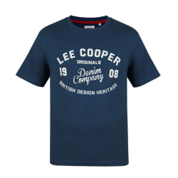 Lee Cooper Pnske Triko Cooper Logo Modr