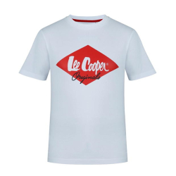 Lee Cooper Logo Pnske Triko Biele