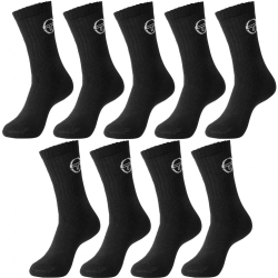 Sergio Tacchini Športové Ponožky 9 Pack Čierne