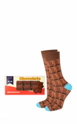 Soxo Veselé Ponožky Chocolate Box Hnedé