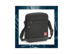 Hedgren Red Tag Descent Vertical Shoulder Bag HRDT 01 Black