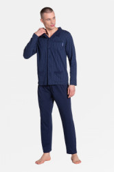 Henderson Pánske Pyžamo model 150895 Modré