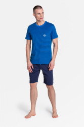 Henderson Pánske Pyžamo model 151169 Modré