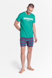 Henderson Pánske Pyžamo model 151500 Zelené