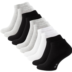 STARK SOUL® Základné Unisex Ponožky do tenisiek 10 párov biela èierna šedá
