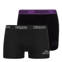 Pnske Boxerky Kappa 2 Pack ierne/Fialov