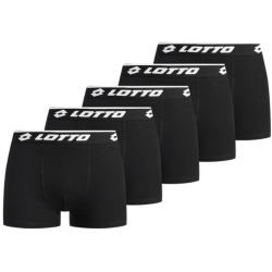 Pohodln� P�nske Boxerky LOTTO Retro 95% Bavlna balenie 5 kusov �ierne