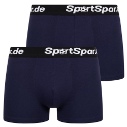 Pohodln� P�nske Boxerky SPORTSPAR balenie 2 ks 95% Bavlna Modr�