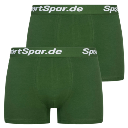 Pohodln� P�nske Boxerky SPORTSPAR balenie 2 ks 95% Bavlna Zelen�