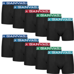 Pohodln� P�nske Bavlnen� Boxerky Regular Fit GIANVAGLIA 10 ks 5 farieb