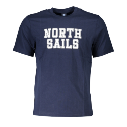 Pr�miov� P�nske Tri�ko s Kr�tkym Ruk�vom Girocollo North Sails Tmavomodr� 100% Bavlna