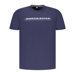 Pr�miov� P�nske Tri�ko s Kr�tkym Ruk�vom Girocollo North Sails Tmavomodr� II 100% Bavlna Clasik