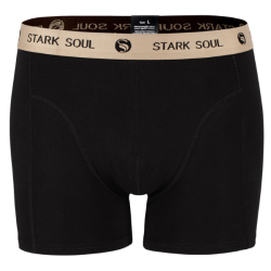 Stark Soul� Pr�miov� P�nske Boxerky priliehav� strih �ierno k�vov�