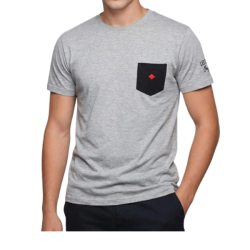 Pr�miov� P�nske Bavlnen� Tri�ko LEE COOPER Classic, vrecko, �ed�