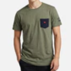 Pr�miov� P�nske Bavlnen� Tri�ko LEE COOPER Originals Classic, vrecko, zelen�