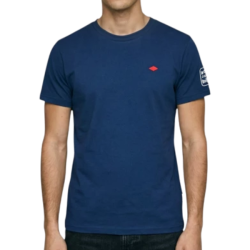 Pr�miov� P�nske Bavlnen� Tri�ko LEE COOPER Originals Classic, Logo, modr�