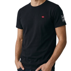 Pr�miov� P�nske Bavlnen� Tri�ko LEE COOPER Originals Classic, Logo, �ierne