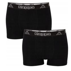Kappa P�nske Boxerky 2 Pack �ierne