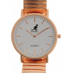 P�nske Hodinky Kangol Quartz Expander Ru�ov� Zlato