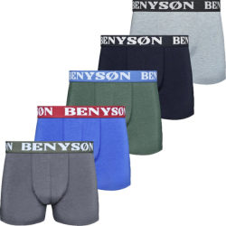 P�nske Boxerky Extra Pohodln� BENYSON 5 pack Mix farieb