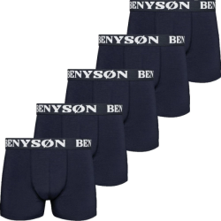 P�nske Boxerky Extra Pohodln� BENYSON 5 pack �ierne