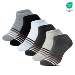 P�nske �lenkov� Pono�ky BENYSON bavlna 6pack mix farieb