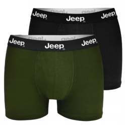 P�nske Boxerky Jeep� extra pohodln� - �ierna zelen�