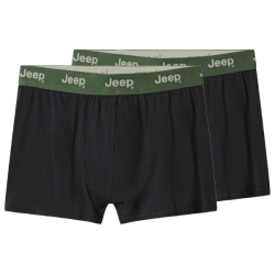 P�nske Boxerky Jeep� extra pohodln� 2pack - �ierna zelen�