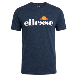 P�nske Tri�ko s kr�tkym ruk�vom ELLESSE Bavlna ve�k� Logo - modr�