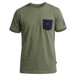 Pr�miov� P�nske Bavlnen� Tri�ko LEE COOPER Originals Classic, vrecko, zelen�
