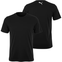 P�nske Tri�ko s kr�tkym ruk�vom PUMA Classic Bavlna - �ierna