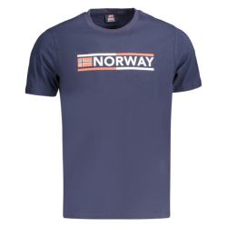 P�nske Tri�ko s kr�tkym ruk�vom NORWAY 1963 - Tmavo Modr�