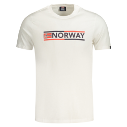 P�nske Tri�ko s kr�tkym ruk�vom NORWAY 1963 - Biela
