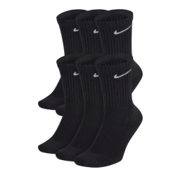 P�nske Pono�ky NIKE SX7666-010 Everyday cushion crew 3 p�ry - �ierna