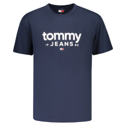 P�nske Tri�ko s kr�tkym ruk�vom TOMMY HILFIGER Bavlna Logo Slim Fit - modr�