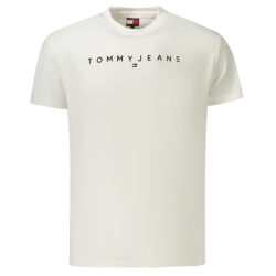 P�nske Tri�ko s kr�tkym ruk�vom TOMMY HILFIGER Bavlna mini Logo Slim Fit - biela