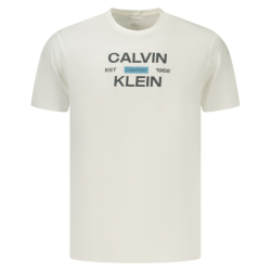 P�nske Tri�ko s kr�tkym ruk�vom CALVIN KLEIN - biela
