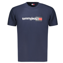 P�nske Tri�ko s kr�tkym ruk�vom TOMMY HILFIGER Bavlna Slim Fit - modr�