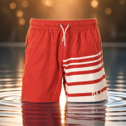 P�nske Plavky KARL LAGERFELD BEACHWEAR V - �erven�