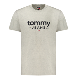 P�nske Tri�ko s kr�tkym ruk�vom TOMMY HILFIGER Bavlna Logo Slim Fit - �ed�
